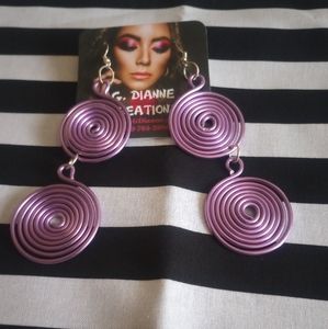 Handmade wire earrings